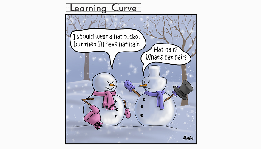 Learning Curve: Hat Hair