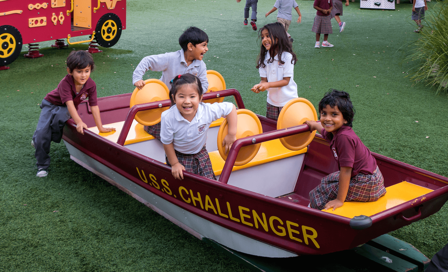 Playground Boat | Challenger School - Avery Ranch | Private School In Austin, Texas