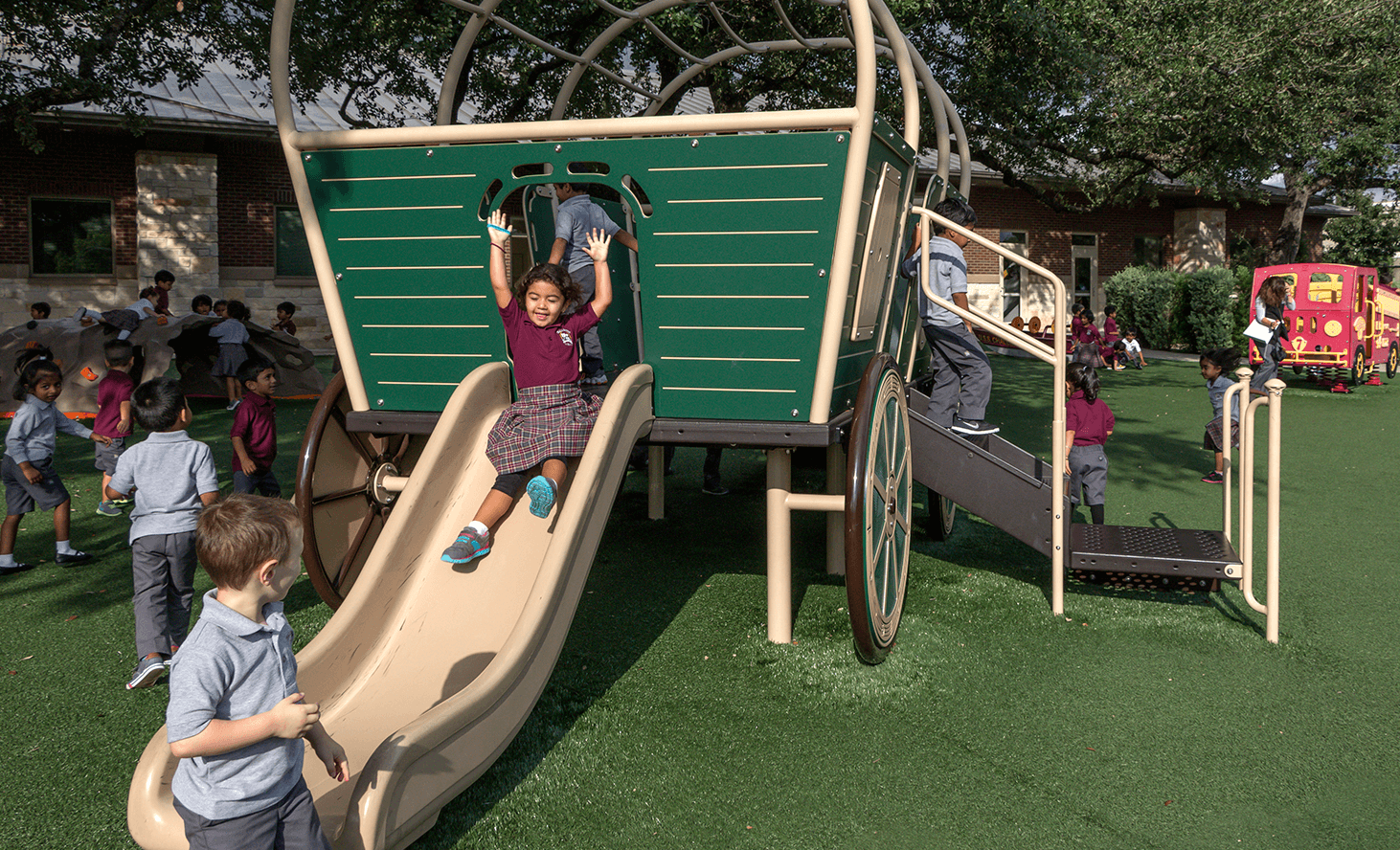 Preschool Slide | Challenger School - Avery Ranch | Private School In Austin, Texas