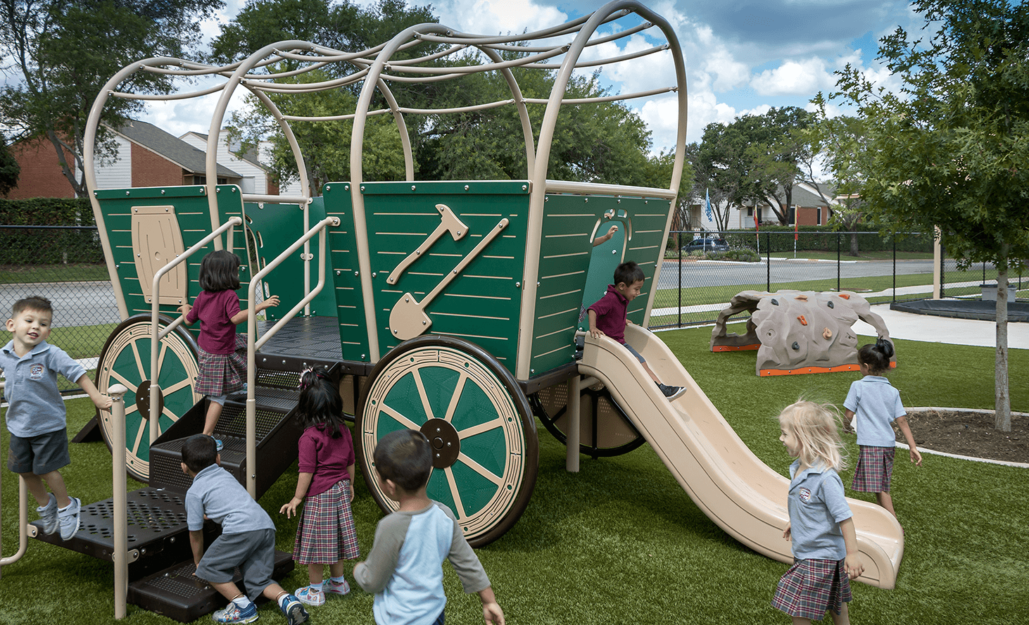 Kindergarten Playground | Challenger School - Pond Springs | Private School In Austin, Texas