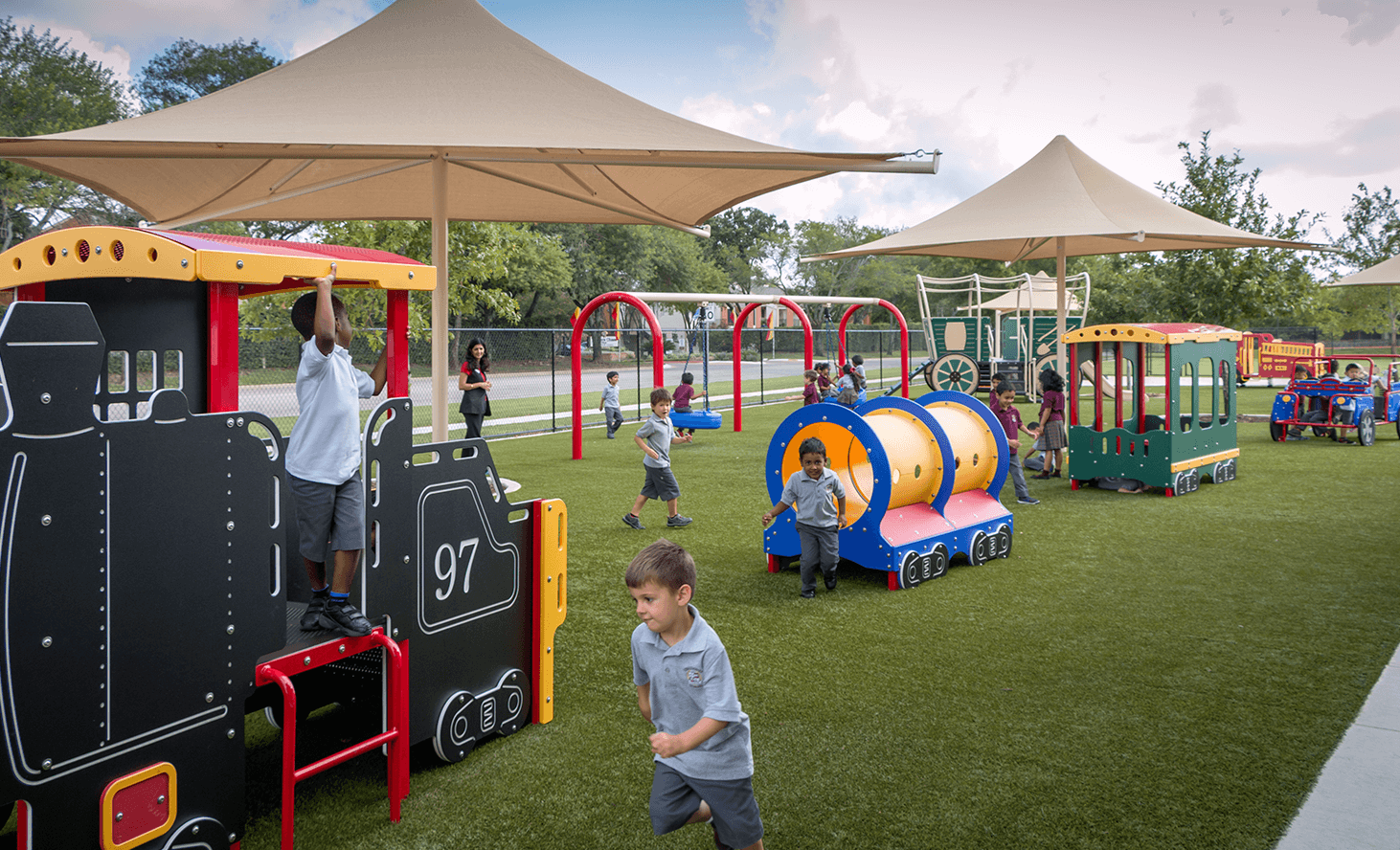 Preschool Playground | Challenger School - Pond Springs | Private School In Austin, Texas
