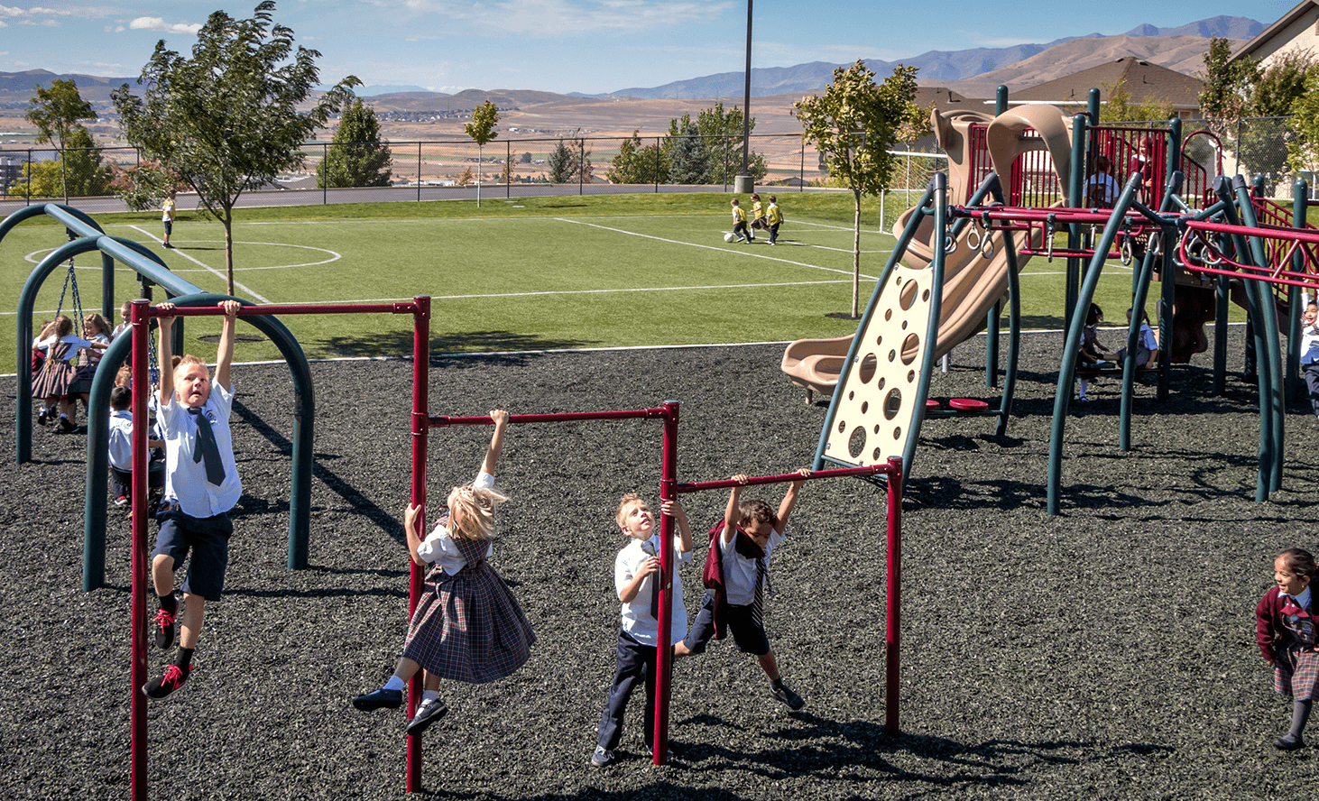 Beautiful Playground | Challenger School - Traverse Mountain | Private School In Lehi, Utah