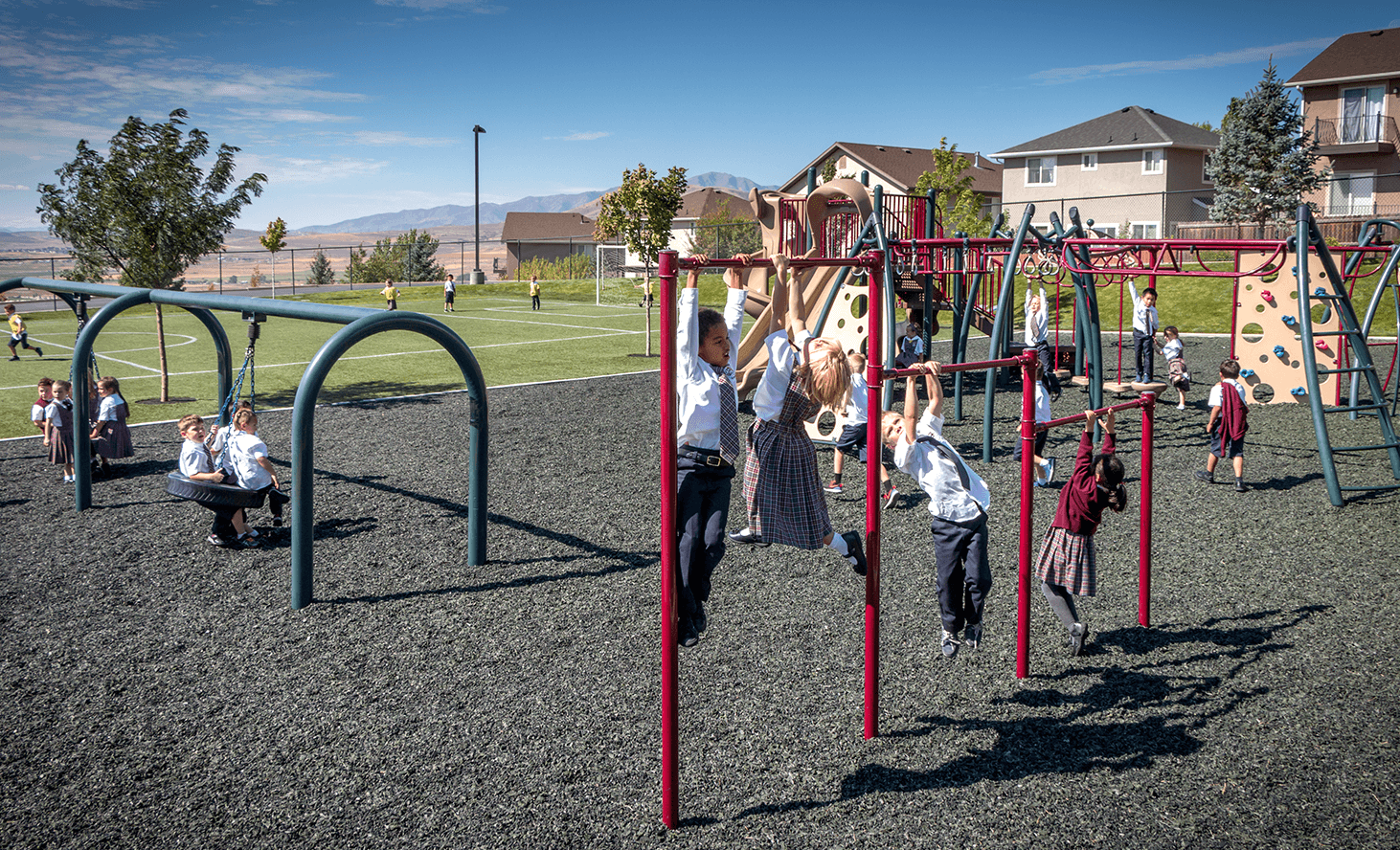Playground Monkey Bars | Challenger School - Traverse Mountain | Private School In Lehi, Utah