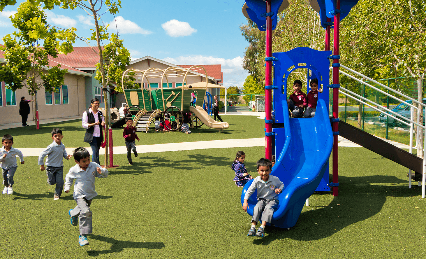 Playground Slide | Challenger School - Ardenwood | Private School In Newark, California