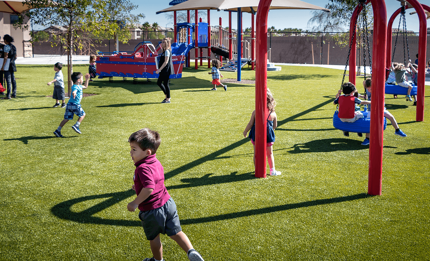 Playground Swing | Challenger School - Desert Hills | Private School In Las Vegas, Nevada