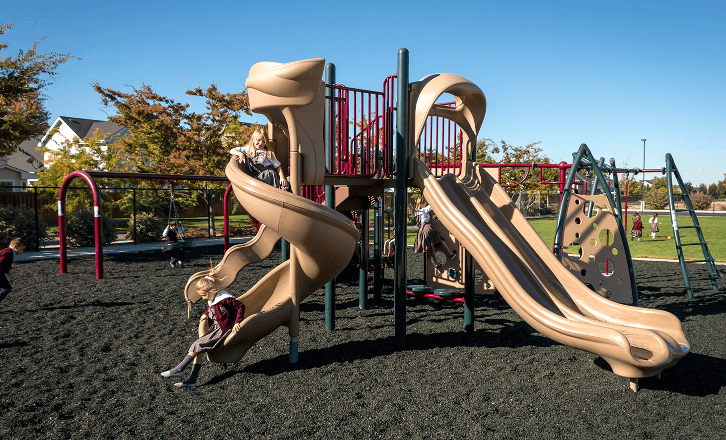 Playground Slide | Challenger School - Everest | Private School In Meridian, Idaho