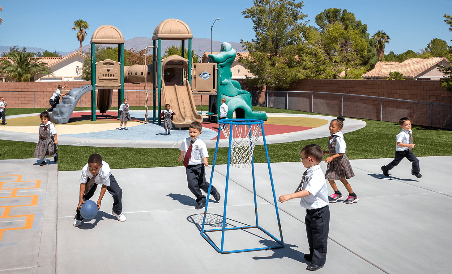 Playground Structure | Challenger School - Los Prados | Private School In Las Vegas, Nevada