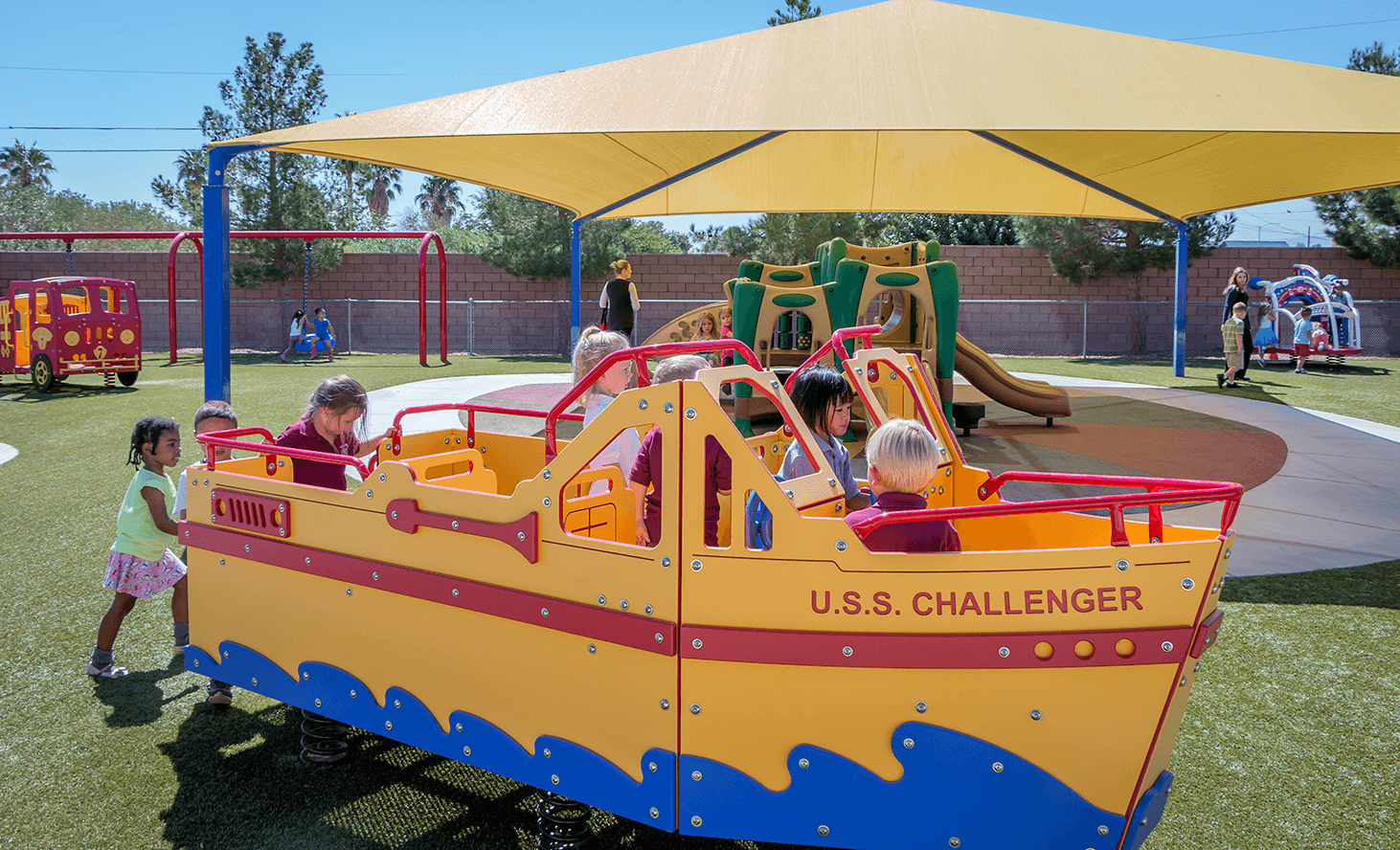 Playground Boat | Challenger School - Los Prados | Private School In Las Vegas, Nevada