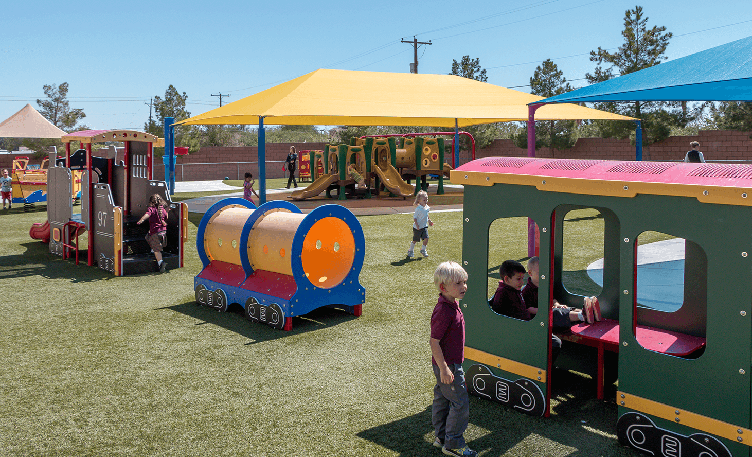 Preschool Playground | Challenger School - Los Prados | Private School In Las Vegas, Nevada