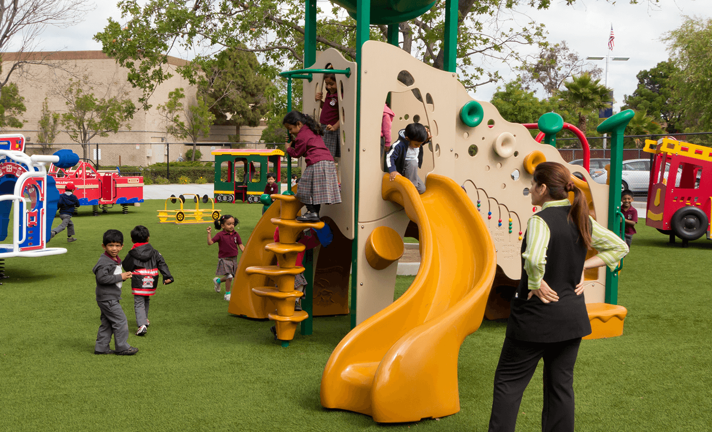 Playground Fun | Challenger School - Newark | Private School In Newark, California