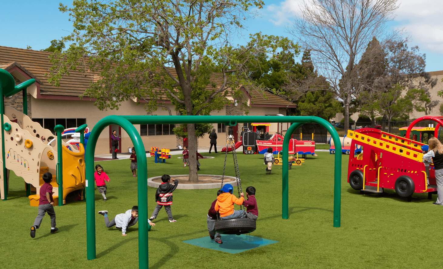 Playground Swing | Challenger School - Newark | Private School In Newark, California