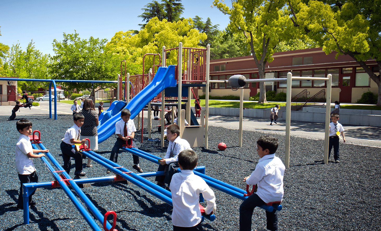 Playground Seesaw | Challenger School - Strawberry Park | Private School In San Jose, California